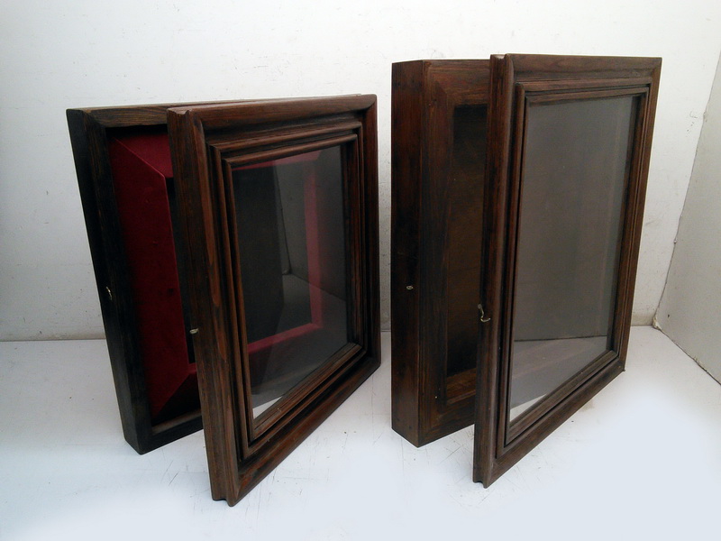 armario cuadro madera cristal 52_5x48x10 57_7x50x10 1u